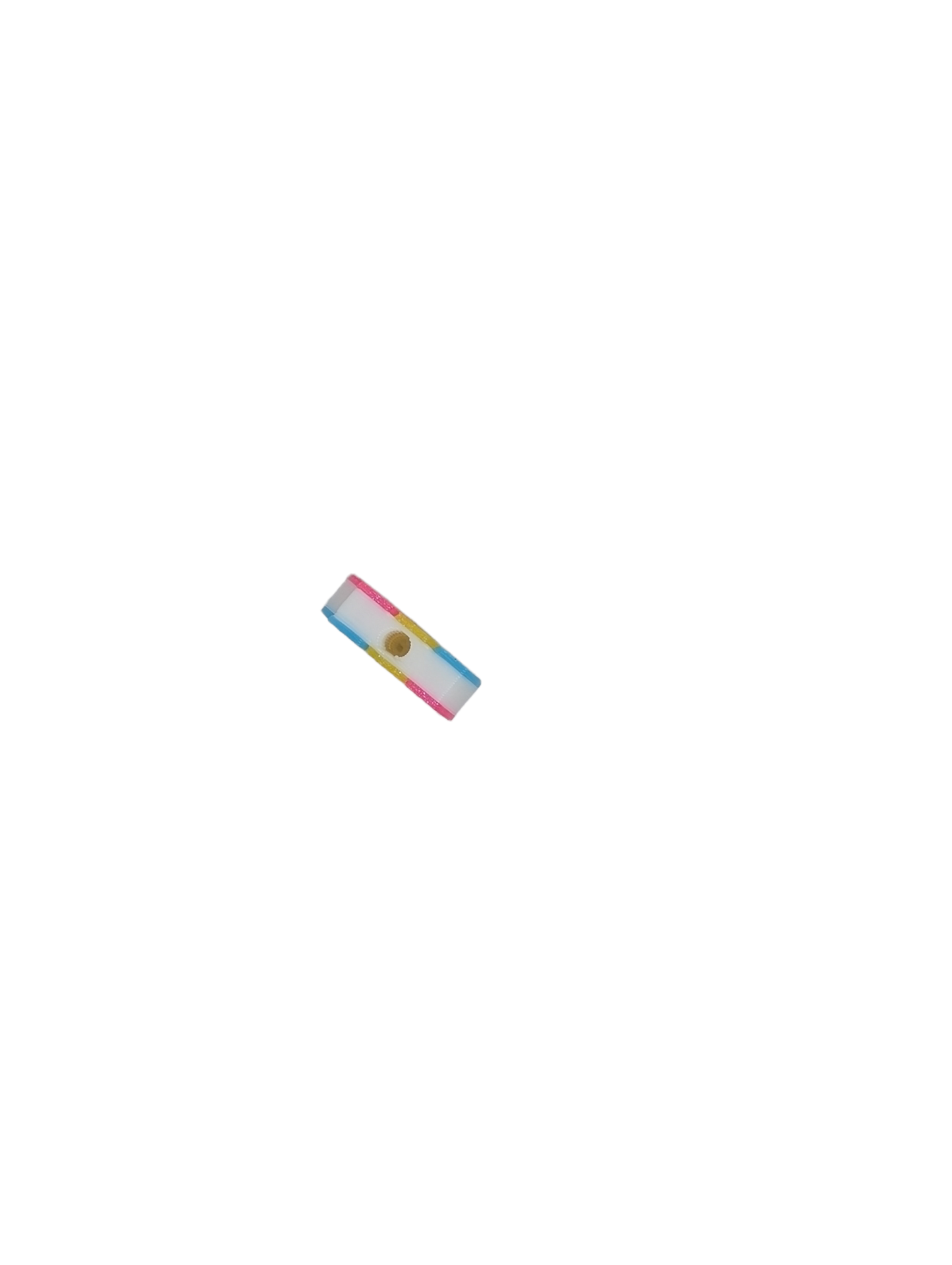 Craft Beads - Pansexual Flag