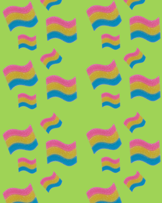 Craft Beads - Pansexual Flag