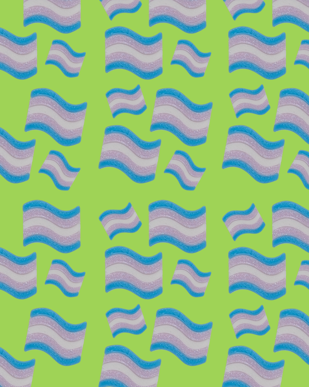 Craft Beads - Transgender Flag